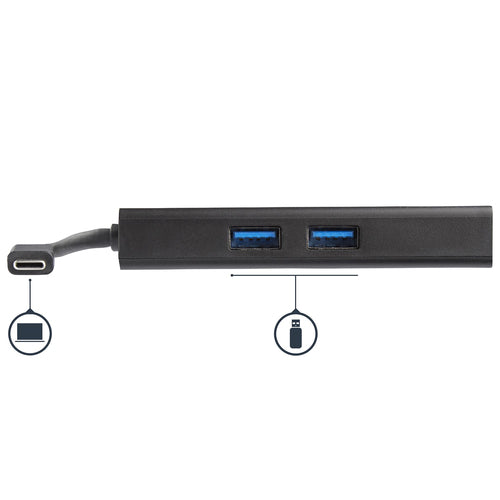 USB-C Travel Docking Station StarTech.com Multiport Adapter 4K HDMI 60W Power Delivery
