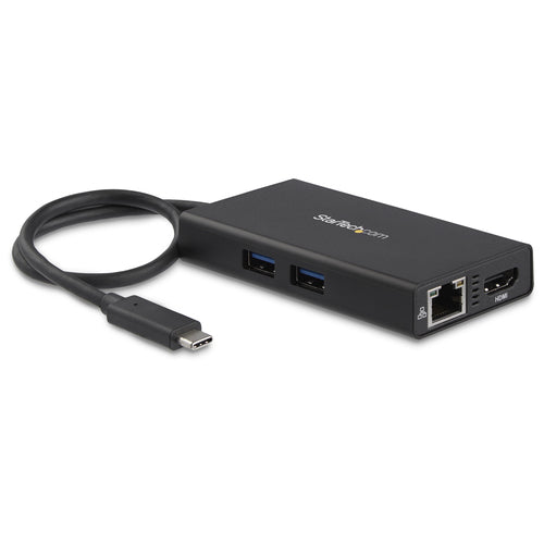 USB-C Travel Docking Station StarTech.com Multiport Adapter 4K HDMI 60W Power Delivery