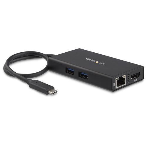 USB-C Travel Docking Station StarTech.com Multiport Adapter 4K HDMI 60W Power Delivery