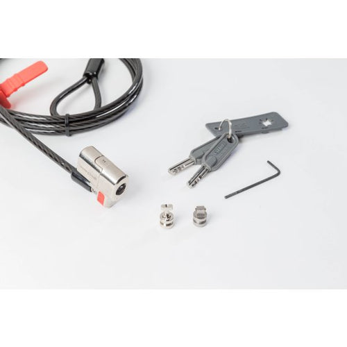 Kensington ClickSafe Keyed Lock for Dell Laptops Steel Black