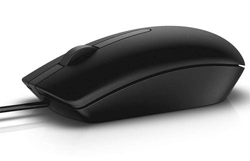 Optical Mouse DELL MS116 1000 DPI USB Type-A Ambidextrous Black