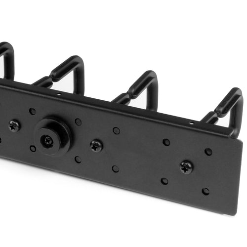 Vertical Cable Organizer StarTech.com CMVER20UD Steel 2.8ft D-Ring Hooks Black