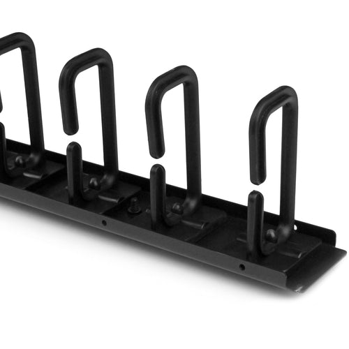 Vertical Cable Organizer StarTech.com CMVER20UD Steel 2.8ft D-Ring Hooks Black