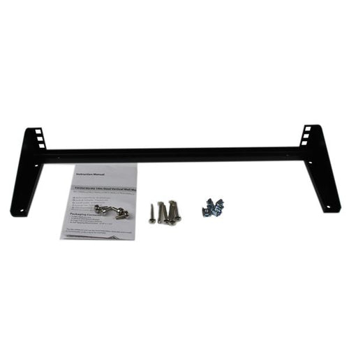 Wall Mount Rack Bracket StarTech 1U Steel 19 Inch Black