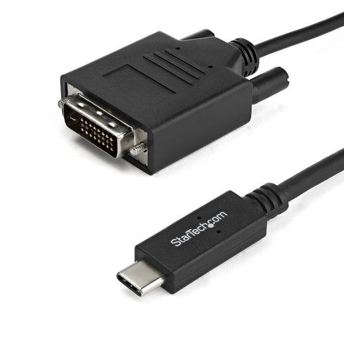 Video Cable Adapter StarTech.com CDP2DVIMM2MB USB-C to DVI-D 6.6 ft 1920x1200