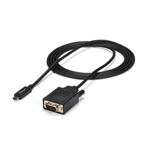 USB-C to VGA Video Adapter Cable 1920x1200 6ft Thunderbolt 3 Compatible