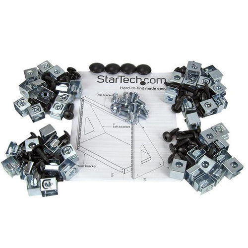 2-Post Rack Cabinet StarTech.com 16U Heavy-Duty 160kg Black