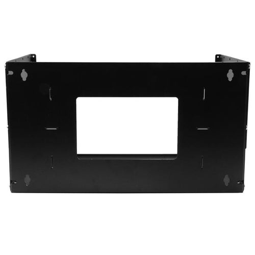 Wall-Mounted 4U Server Rack Solid Steel 34 kg Capacity Black