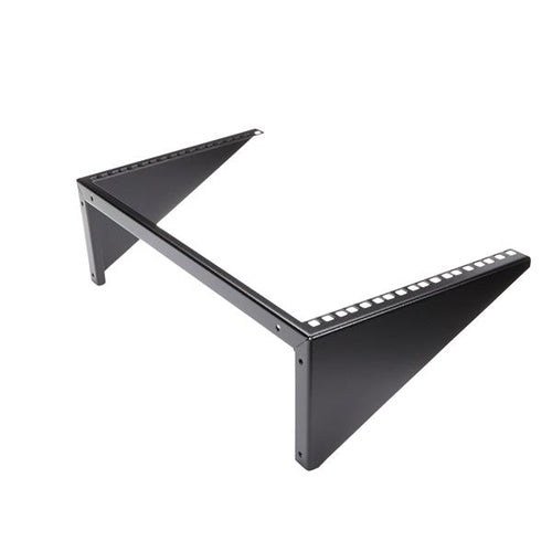 6U Wall-Mount Server Rack Solid Steel Black Vertical Cabinet