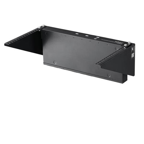 6U Wall-Mount Server Rack Solid Steel Black Vertical Cabinet