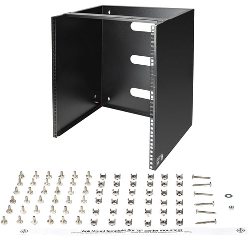 Wall Mount Network Rack StarTech.com 12U 125lbs Capacity 14 Inch Depth Black