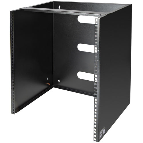 Wall Mount Network Rack StarTech.com 12U 125lbs Capacity 14 Inch Depth Black