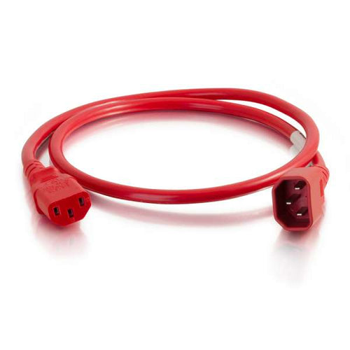 Power Cable C2G 0.9m C14 to C13 Durable Connector for Devices