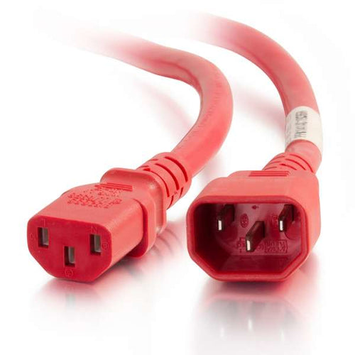 Power Cable C2G 0.9m C14 to C13 Durable Connector for Devices