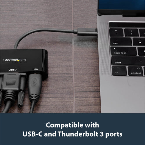 USB-C Multiport Adapter StarTech 60W PD VGA USB 3.0 2048x1280