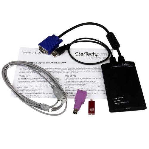 KVM Cable StarTech.com NOTECONS01 USB Mini-B PS/2 VGA Adapter