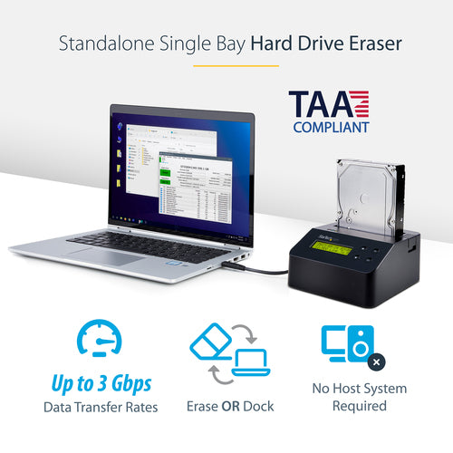 StarTech.com SDOCK1EU3P data storage device part/accessory