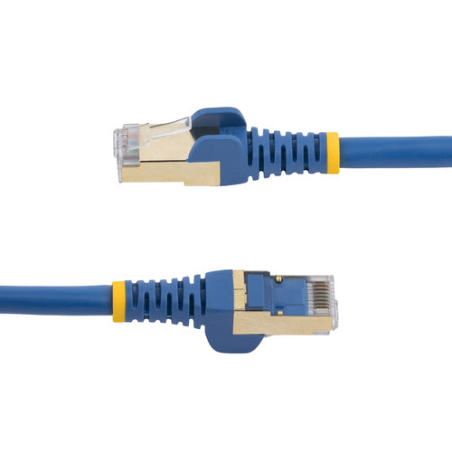 CAT6a Ethernet Cable 9ft 10Gbps Snagless Shielded RJ45 Blue
