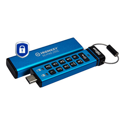 USB Flash Drive Kingston Technology IronKey 16GB FIPS 140-3 AES-256 USB-C