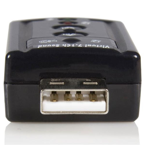 USB Audio Adapter StarTech.com ICUSBAUDIO7 7.1 Channel Plug-and-Play Compact Sound Card
