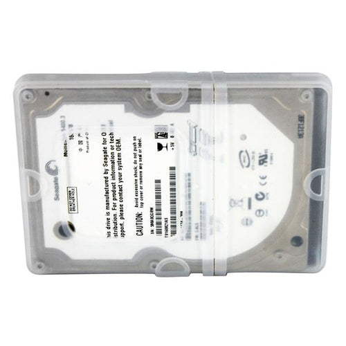 2.5 Inch Silicone Laptop Hard Drive Protector Sleeve Shock Resistant Transparent
