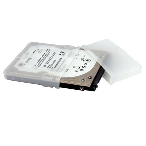 2.5 Inch Silicone Laptop Hard Drive Protector Sleeve Shock Resistant Transparent