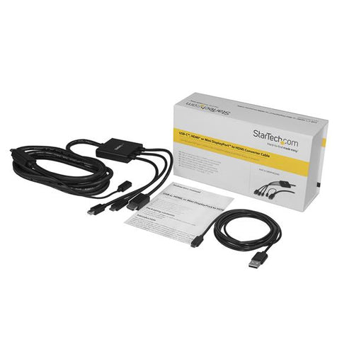 Video Cable Adapter StarTech.com CMDPHD2HD 2M USB-C Mini DisplayPort to HDMI