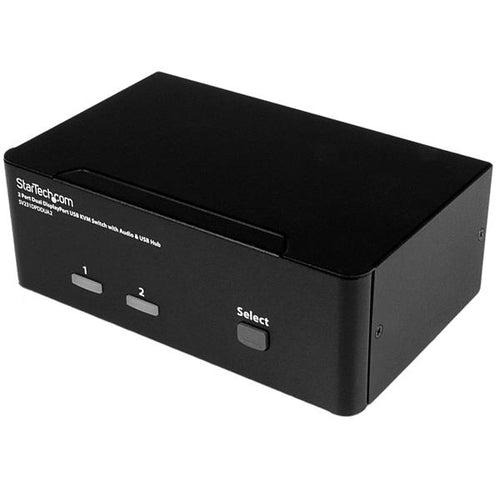 KVM Switch StarTech 2-Port DisplayPort Dual-Monitor 4K 60Hz
