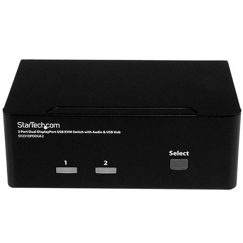 KVM Switch StarTech 2-Port DisplayPort Dual-Monitor 4K 60Hz