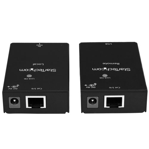 USB 2.0 Extender over Cat5e/Cat6 480Mbps StarTech.com High Speed Adapter Kit