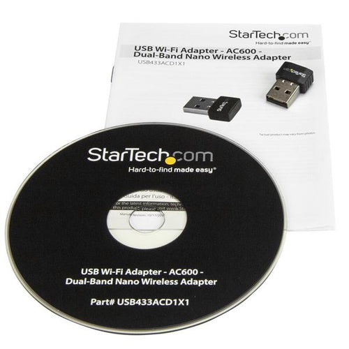 USB Wi-Fi Adapter AC600 Dual-Band Nano Wireless Adapter 433Mbps