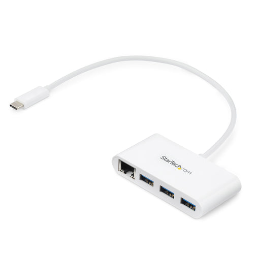 USB-C Hub StarTech.com HB30C3A1GEA 3-Port Gigabit Ethernet 5Gbps - HB30C3A1GEA