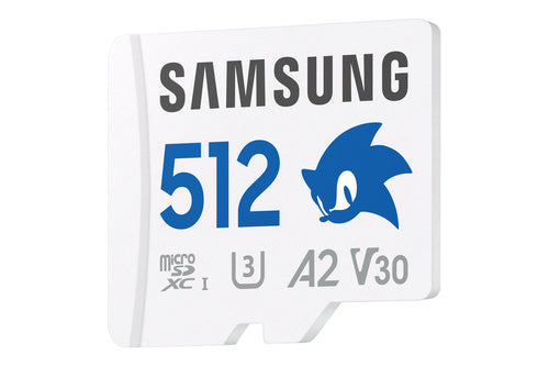 MicroSD Card Samsung MB-MD512S 512GB UHS-I 180MB/s Class 10 - MB-MD512SA/LC1