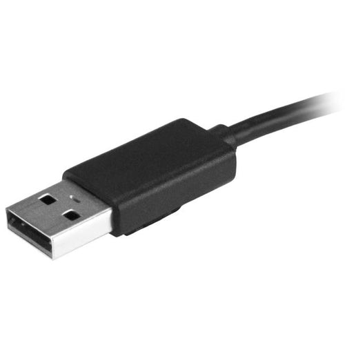 USB Hub StarTech 4-Port Portable USB 2.0 480 Mbit/s Built-in Cable