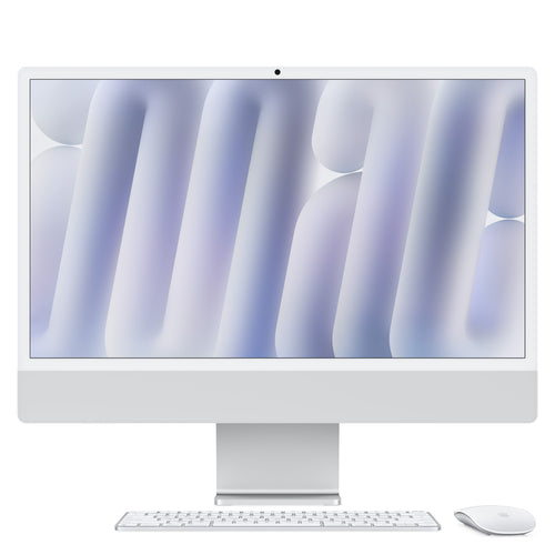 24-Inch Apple iMac M4 Chip 4.5K Retina Display 24GB RAM 512GB SSD - Silver