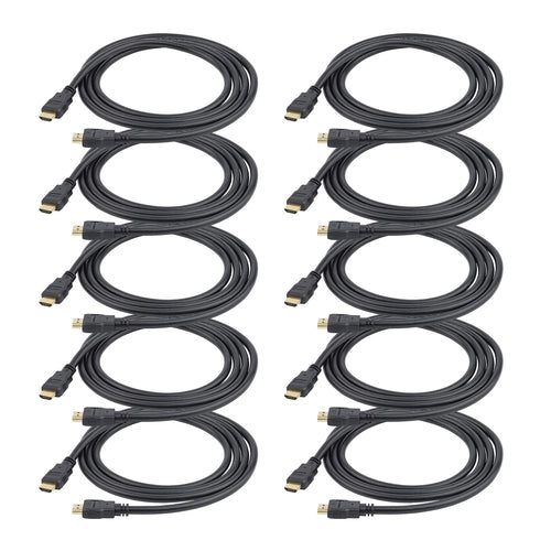 HDMI Cable 3ft 4K High Speed with Ethernet 10-Pack for TVs and Projectors