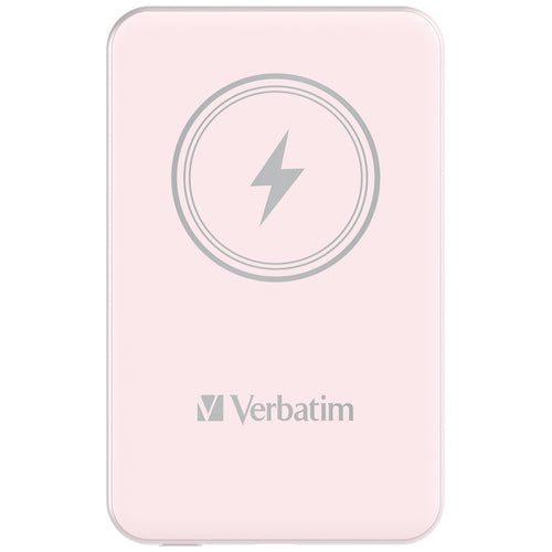 Magnetic Wireless Power Bank 5000mAh Verbatim Quick Charge 3.0 Pink