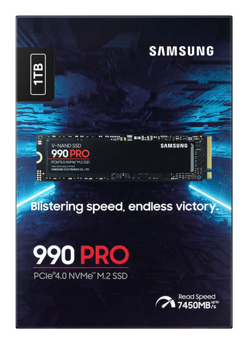Storage Drive Samsung 990 PRO 1TB M.2 7450MB/s - MZ-V9P1T0BW