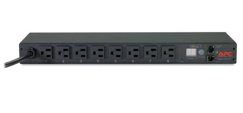 APC AP7800B Metered PDU - 1U Power Distribution Unit with 8 AC Outlets