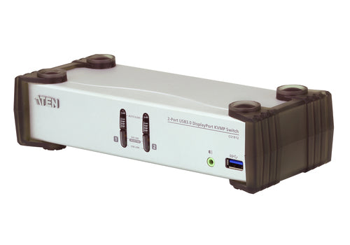 KVM Switch ATEN CS1912 3840x2160 3.3W Black Grey