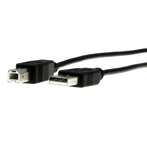 USB Cable Rocstor Y10C115-B1 3.048m USB 2.0 Male to Male Black