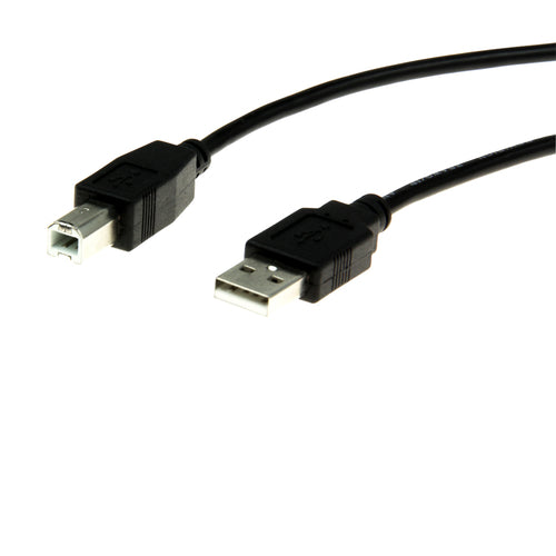 USB Cable Rocstor Y10C115-B1 3.048m USB 2.0 Male to Male Black