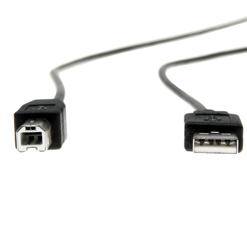 USB Cable Rocstor Y10C115-B1 3.048m USB 2.0 Male to Male Black