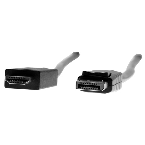 Video Cable Adapter Rocstor Y10C127-B1 DisplayPort to HDMI 4K 1.8M Male to Male