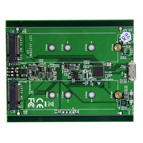 Storage Drive Enclosure StarTech.com SM22BU31C3R M.2 SATA USB 3.1 RAID