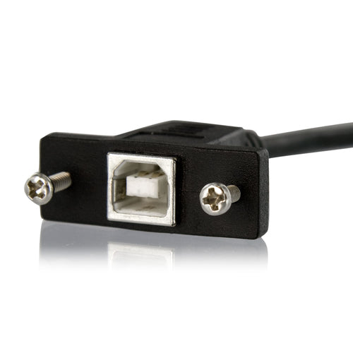 USB Cable StarTech.com USBPNLBFBM1 1ft USB B to B 0.48 Gbit/s