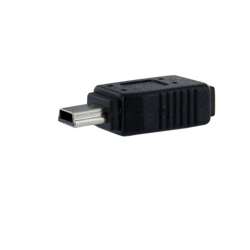 USB Adapter StarTech Micro USB to Mini USB 2.0 Female to Male Black