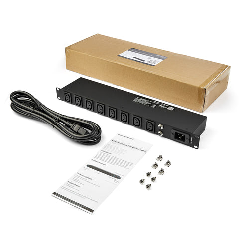 Power Distribution Unit StarTech PDU08C13H 8 AC Outlets 16A 240V 1U Rack Mount