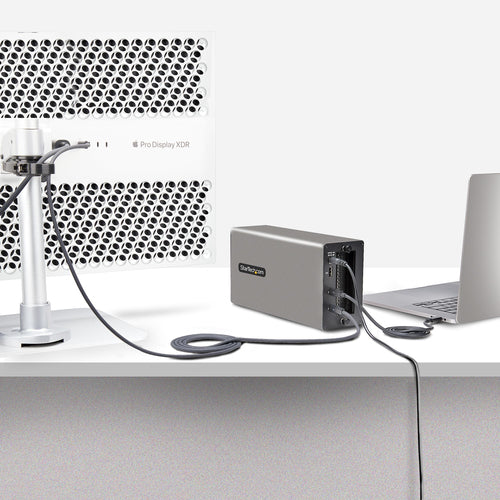 Thunderbolt 3 PCIe Expansion Chassis Dual Slot 8K Output for Laptops