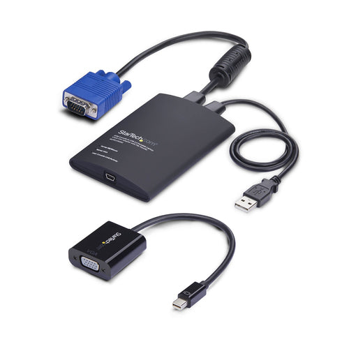 KVM Switch StarTech.com NOTECONS02-VGA-MDP USB/VGA/Mini DisplayPort 1920x1200 - NOTECONS02-VGA-MDP